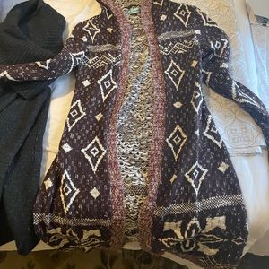 Women’s long cardigan size small.